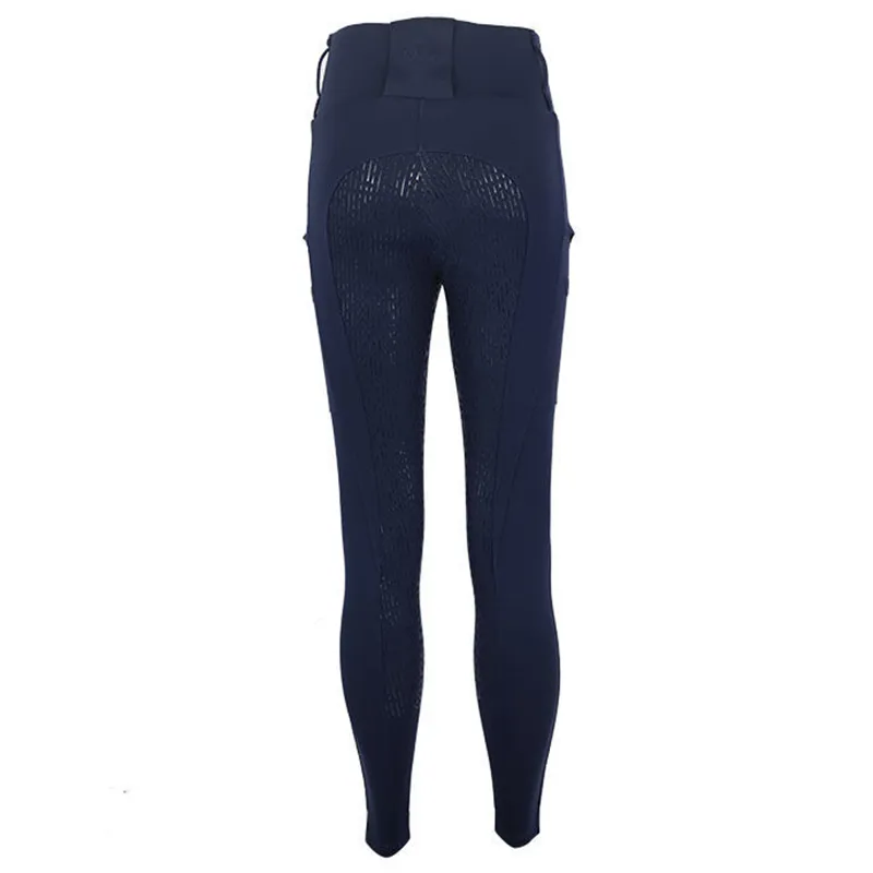 Woof Wear All Season Riding Tights - Full Seat - Navy-2